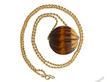 Tigers Eye Pendant UK Chain