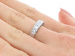 Platinum Eternity Band Wearing Side On 