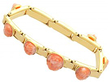 antique gold bracelet with hardstone