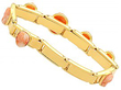 Hardstone Antique Gold Bracelet 