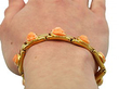 Hardstone Bracelet in Gold on hand