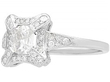 Platinum Ring with Diamonds