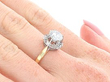 Engagement Ring on Hand