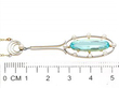 Yellow Gold Aquamarine Pendant