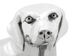 Silver Dog Ornament