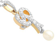 Early 20th Century Pearl Pendant Close