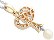 Reverse of Early 20th Century Pearl Pendant 