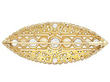 Antique Pearl and Diamond Brooch Yellow Gold Reverse 