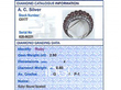 Independent Diamond Grading Card