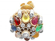 Gemstone Earrings Yellow Gold