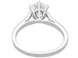 White Gold Diamond Engagement Ring 1950s