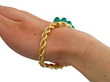 Vintage Yellow Gold Bracelet Wearing Image