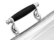 Sterling Silver Serving Tray handle close up