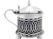Silver Condiment Set for Dining Table