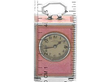 Antique Pink Enamel Miniature Clock UK Size