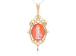 Cameo Pendant in Gold UK 
