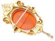 Cameo brooch reverse