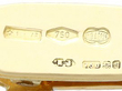 Diamond Tie Pin Gold UK hallmarks
