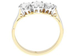 1940s Diamond Three Stone Ring