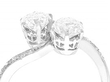 1920s Diamond Twist Ring