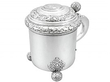 Antique Silver Pegged Tankard