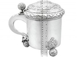 Antique Silver Pegged Tankard