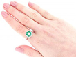 Ring with Diamonds Wearing 