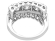 Large 1950s Diamond Cluster Ring
