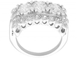 Large 1950s Diamond Cluster Ring