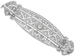 Art Deco Diamond Brooch in Platinum