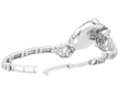 Antique Diamond and Platinum Watch Back View