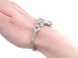 Ladies Diamond Watch White Gold Wearing Image