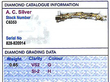 18k Yellow Gold Diamond Bracelet Grading Data 