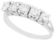 1.46 ct Five Stone Diamond Ring Vintage
