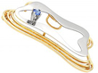 1960s Sapphire Gold Brooch back