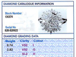18k White Gold Diamond Cluster Ring Grading