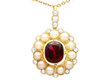 19th Century Garnet Pendant UK