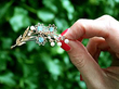 Pearl and Zircon Brooch Outside 