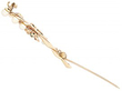 Pearl and Zircon Brooch Pin Open 