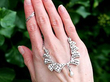 Vintage Diamond Necklace with Pearl Outside 