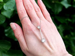 Antique Diamond Drop Necklace outside