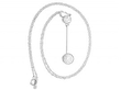 Antique Diamond Drop Necklace in white gold