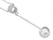 Antique Diamond Drop Necklace reverse