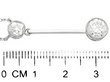 Antique Diamond Drop Necklace size