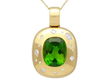 Vintage Green Tourmaline Pendant 