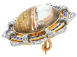 Antique Rock Crystal Brooch