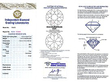 2 Drop Diamond Necklace Antique Certificate 