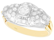 Vintage Horizontal Diamond Ring