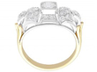 Vintage Horizontal Diamond Ring