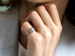 Wearing Halo Diamond Cluster Ring